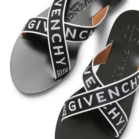 givenchy 4g crossed leather sandals
